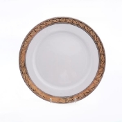 Комплект тарелок 19 см Кристина Платиновая золотая лента (6 шт)