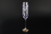 Комплект фужеров для шампанского Фиолетовый 190 мл E-V