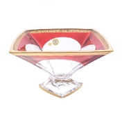Конфетница Crystalite Bohemia Quadro 22см Арт. 24044