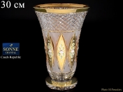 Ваза 30 см Sonne Crystal Золото Арт. 16772