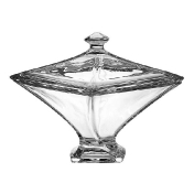 Конфетница с крышкой Crystalite Bohemia Quadro 22 см