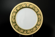 Круглое блюдо 32 см Imperial Green Gold