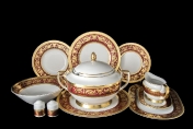 Обеденный сервиз на 6 персон 25 предметов Imperial Bordeaux Gold