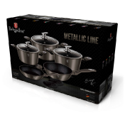 Комплект посуды Berlinger Haus Carbon Metallic Line 10 предметов Арт. 25464