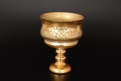 Конфетница 13 см Золотая Star Crystal Арт. 24948