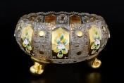 Тройножка золото Bohemia Max Crystal 25 см Арт. 16159