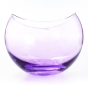 Ваза фиолетовая Crystalex Bohemia Gondola