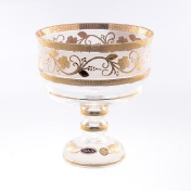 Конфетница белая Bohemia Star Crystal 20 см Арт. 21153