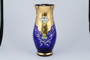 Ваза 30 см Лепка синяя B-L Арт. 23597