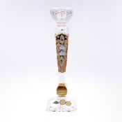 Подсвечник Bohemia Max Crystal Золото 25см Арт. 16161