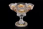 Конфетница 15 см Sonne Crystal Золото Арт. 16740