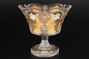 Конфетница 20 см Sonne Crystal Золото Арт. 16737