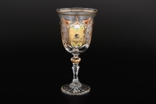 Комплект фужеров для вина 220 мл Sonne Crystal Золото (6 шт) Арт. 18397