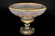 Фруктовница 35 см на ножке Sonne Crystal Золото Арт. 16771