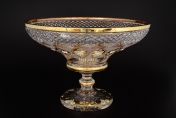 Фруктовница 40 см на ножке Sonne Crystal Золото Арт. 18387