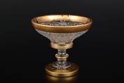 Конфетница 15 см Sonne Crystal Золото Арт. 22073