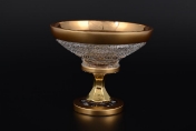 Конфетница 15 см Sonne Crystal Золото Арт. 21655