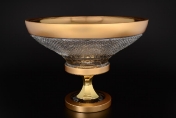 Фруктовница 35 см на ножке Sonne Crystal Золото Арт. 17723