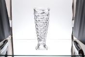 Ваза для цветов на ножке Crystalite Bohemia Facet 37 см