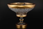 Фруктовница 35 см на ножке Sonne Crystal Золото Арт. 22075