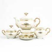 Фарфоровый чайный сервиз Thun Мария Луиза Ivory 6 персон 17 предметов Арт. 27292