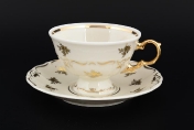 Комплект чайных пар 220 мл Мария Луиза IVORY (6 пар) Арт. 27286