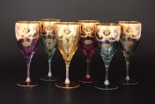 Комплект фужеров для вина Veneziano Color Арт. 28828