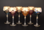 Комплект фужеров для вина Veneziano Color Арт. 28829