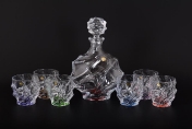 Комплект для виски 7 предметов Gold Crystal Арт. 30472