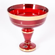 Фруктовница красная Bohemia Star Crystal 26 см Арт. 30438