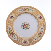 Комплект тарелок Falkenporzellan Vienna Creme Gold 21см(6 шт)