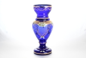 Ваза Синяя Bohemia Star Crystal 40 см Арт. 30512