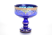 Конфетница синяя Bohemia Star Crystal 20 см Арт. 30659