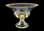 Фруктовница на ножке 35 см Adagio Flora's Empire Golden Ivory Decor Astra Gold
