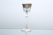 Комплект рюмок для водки Astra Gold Natalia Golden Blue Decor 80мл(6 шт)