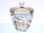 Конфетница Bohemia Gold Facet 18 см Арт. 32670