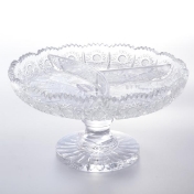 Хрустальная менажница Bohemia Glasspo 20см