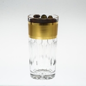 Комплект стаканов для воды Bohemia Max Crystal Золото 350мл(6 шт) Арт. 32241
