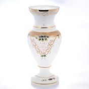 Ваза белая Bohemia Star Crystal 40 см Арт. 36490