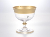 Комплект стеклянных креманок AS Crystal Матовая полоса 105 мл(2 шт) Арт. 37051