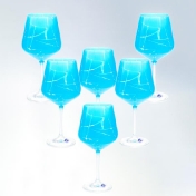 Комплект фужеров для вина Crystalex Bohemia Sandra 570 мл(6 шт) Арт. 37870