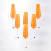 Комплект фужеров для шампанского Crystalex Bohemia Sandra 200 мл(6 шт) Арт. 37618