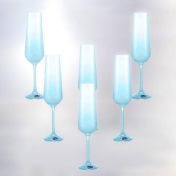 Комплект фужеров для шампанского Crystalex Bohemia Sandra 200 мл(6 шт) Арт. 37628