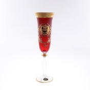 Комплект фужеров "Анжела" для шампанского Bohemia Версаче 190 мл(6 шт)