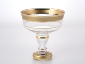Конфетница на ножке Star Crystal Смальта 13см Арт. 37897