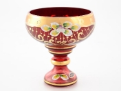 Конфетница красная Bohemia Star Crystal 13 см Арт. 37502