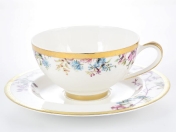 Комплект чайных пар Falkenporzellan Carinzia Gold (6 пар)