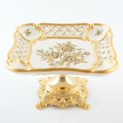 Фарфоровый поднос Ceramiche Bruno Costenaro Арт. 32386