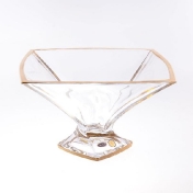 Фруктовница Star Crystal Смальта 32см Арт. 40885